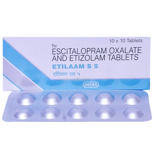 etilaam s 5mg tablet 10's